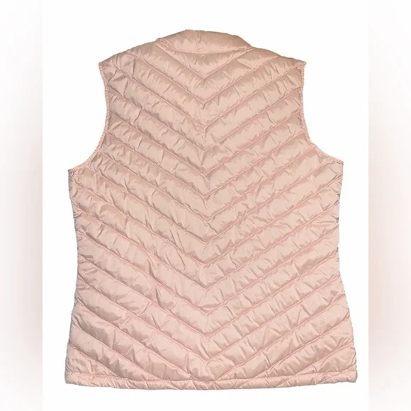 J. McLaughlin Women's Pink Quilted Down Vest - Picture 3 of 5
